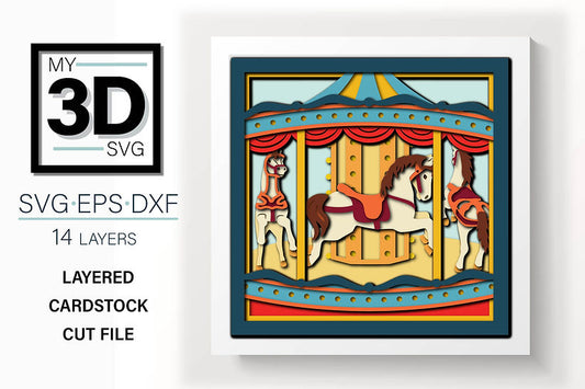 Shadow Box - Carousel