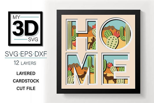 Shadow Box - Home Desert