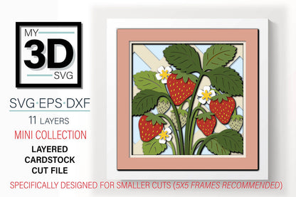 Shadow Box - Strawberry Mini