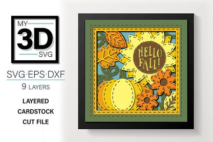 Shadow Box - Hello Fall