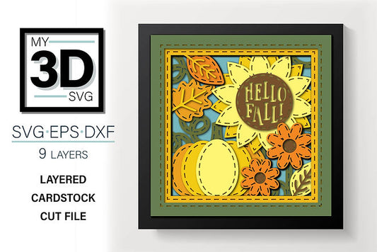 Shadow Box - Hello Fall