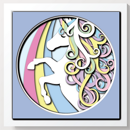 Shadow Box - Unicorn