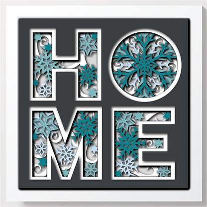 Shadow Box - Home Winter