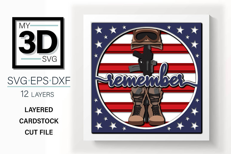 Shadow Box - Battlefield Cross