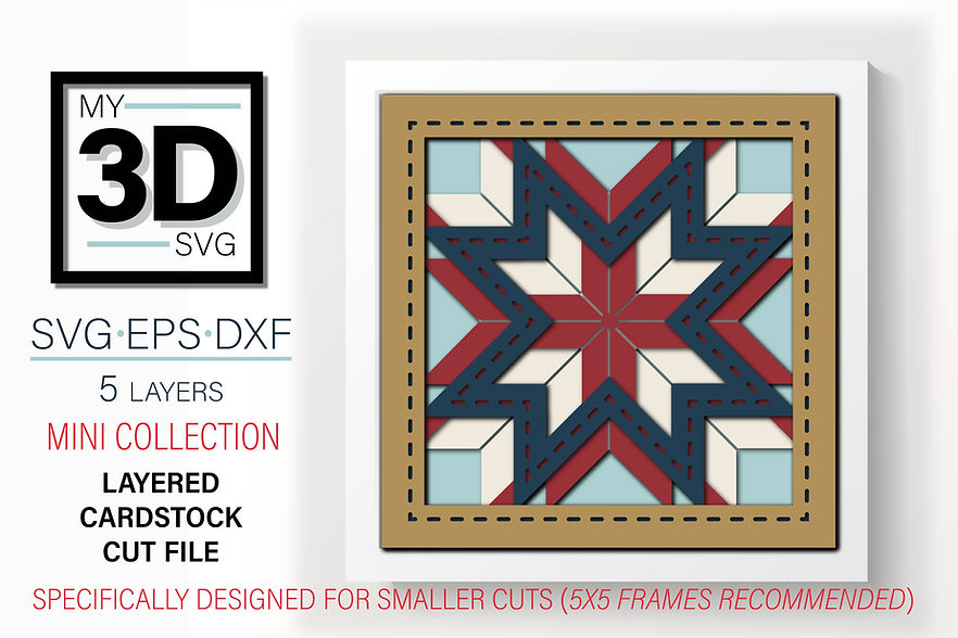 Shadow Box - Barn Star Block