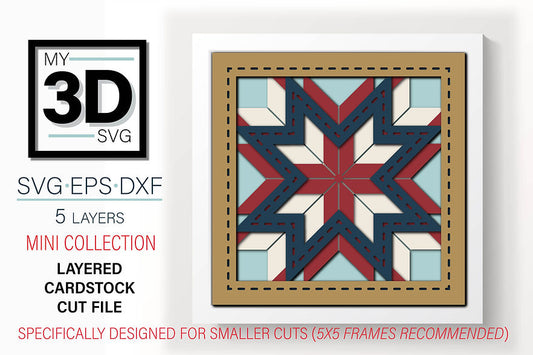 Shadow Box - Barn Star Block