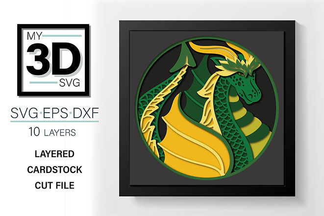 Shadow Box - Dragon