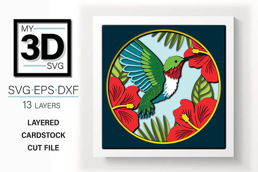 Shadow Box - Hummingbird 2