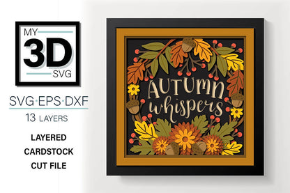 Shadow Box - Autumn Whispers