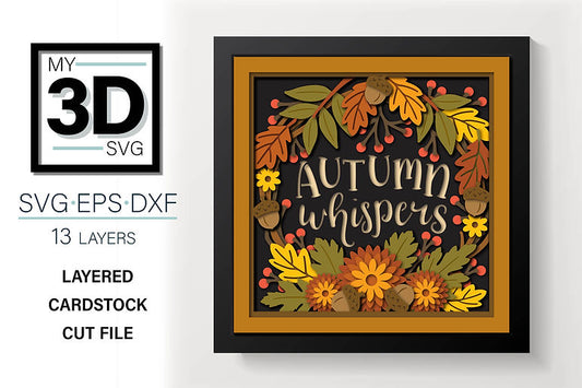 Shadow Box - Autumn Whispers