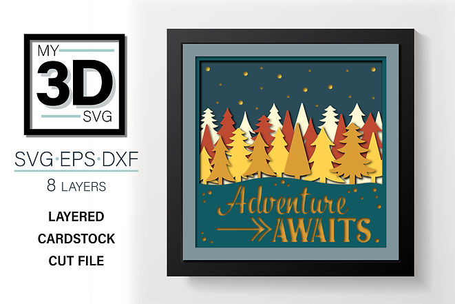 Shadow Box - Christmas Wonderland Adventures