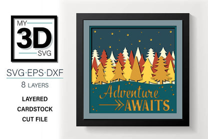 Shadow Box - Christmas Wonderland Adventures