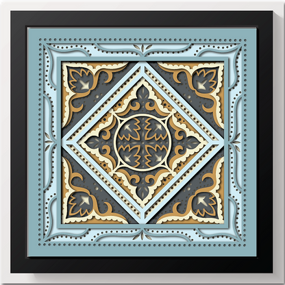 Shadow Box - Bandana Mandala 2