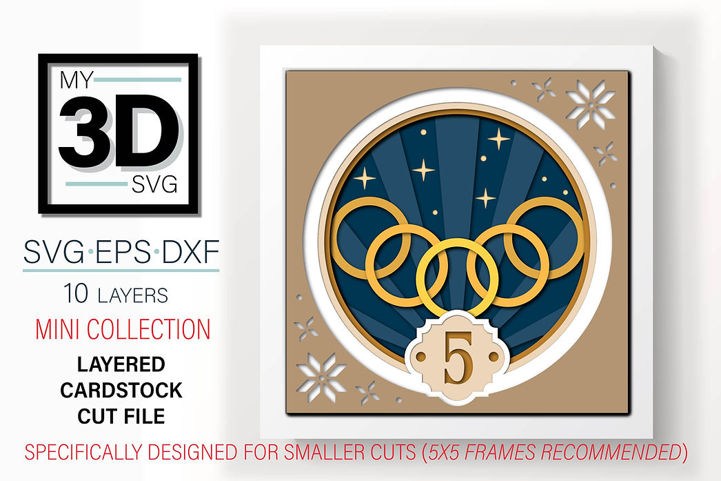 Shadow Box - 5 Golden Rings