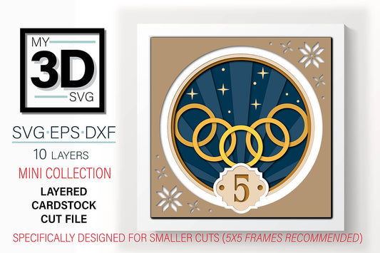Shadow Box - 5 Golden Rings