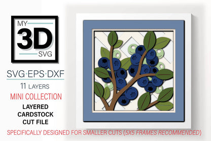 Shadow Box - Blueberry Mini