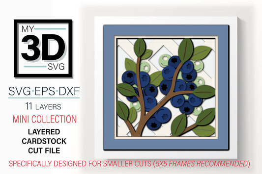 Shadow Box - Blueberry Mini