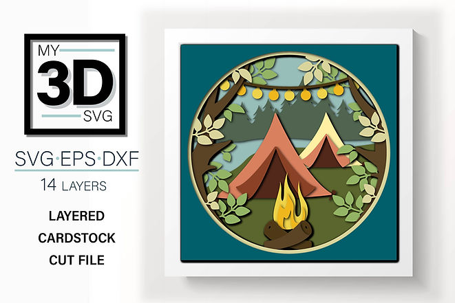 Shadow Box - Tent Campsite