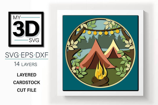 Shadow Box - Tent Campsite