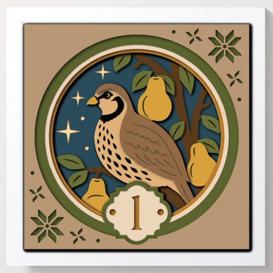 Shadow Box - A Partridge in a Pear Tree