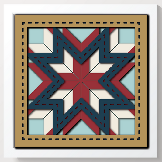 Shadow Box - Barn Star Block