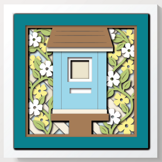 Shadow Box - Bird House mini 2