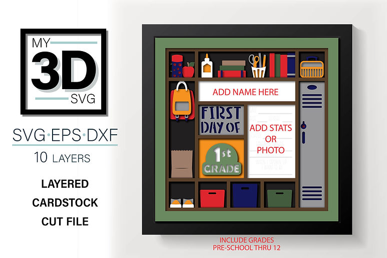 Shadow Box - Back To School