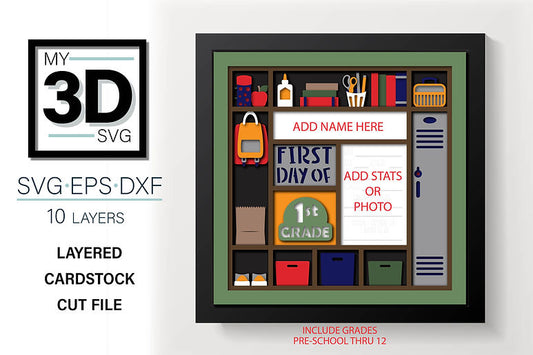 Shadow Box - Back To School