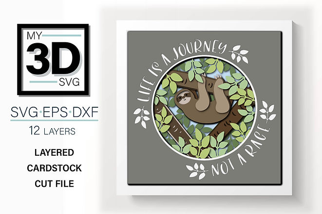 Shadow Box - Sloth