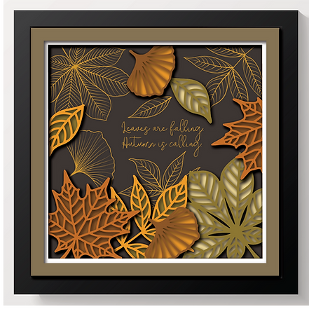 Shadow Box - Leaves Falling