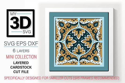 Shadow Box - Bandana Mandala 2 mini