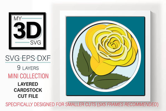 Shadow Box - Rose Mini