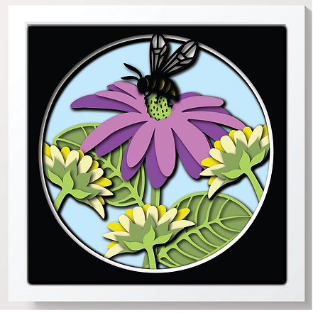 Shadow Box - Honey Bee