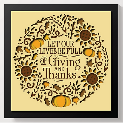 Shadow Box - Giving And Thanks