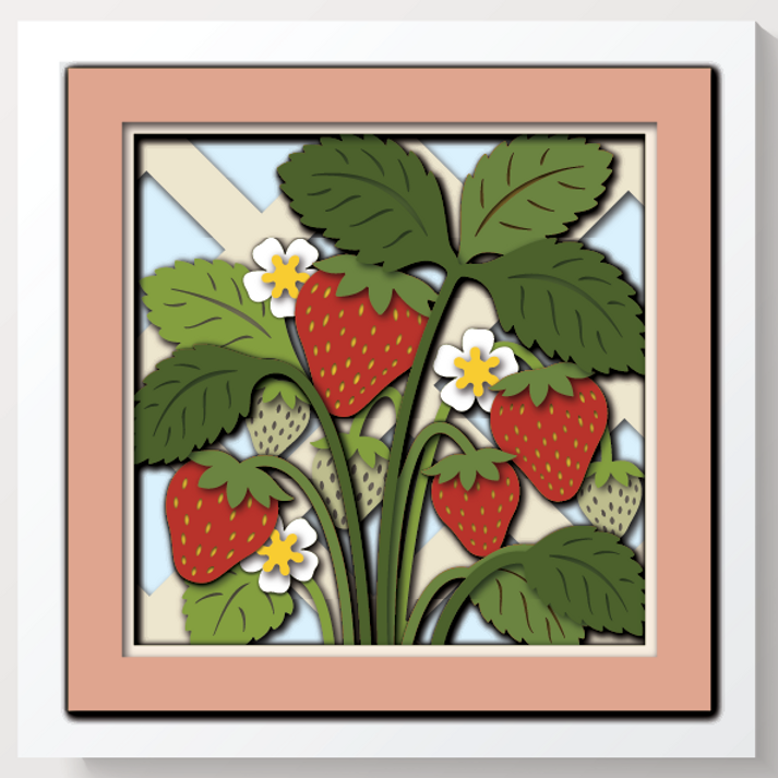 Shadow Box - Strawberry Mini