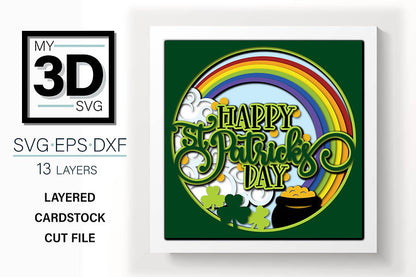 Shadow Box - Happy St. Patrick's Day