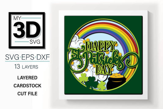 Shadow Box - Happy St. Patrick's Day