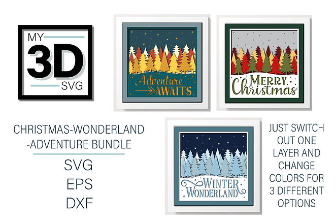 Shadow Box - Christmas Wonderland Adventures
