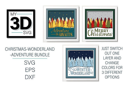 Shadow Box - Christmas Wonderland Adventures