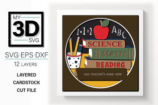Shadow Box - Customizable Teacher