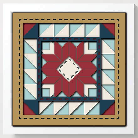 Shadow Box - Flower Block Mini