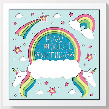 Shadow Box - Magical Birthday
