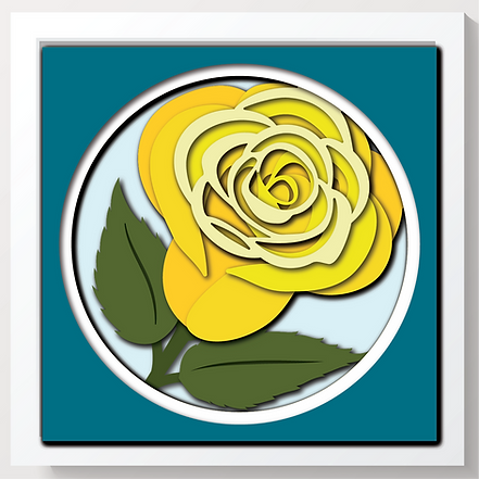 Shadow Box - Rose Mini