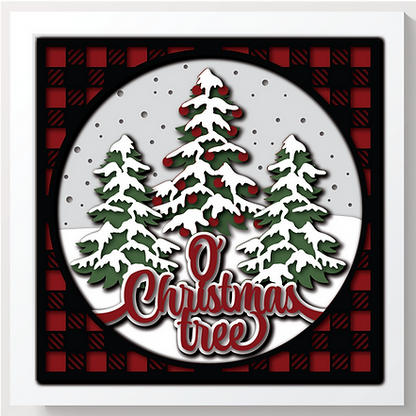 Shadow Box - O Christmas Tree