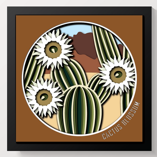 Shadow Box - Cactus Blossom