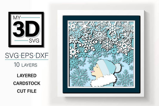Shadow Box - Snow Falling