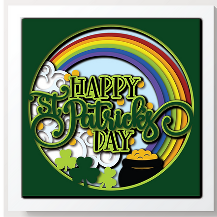 Shadow Box - Happy St. Patrick's Day
