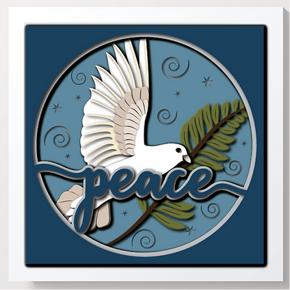 Shadow Box - Peace (Dove)