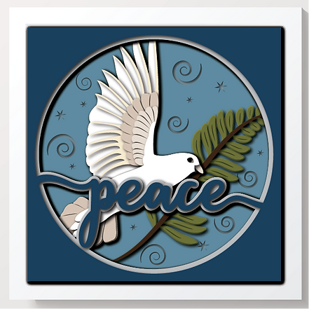Shadow Box - Peace (Dove)