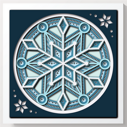 Shadow Box - Snowflake